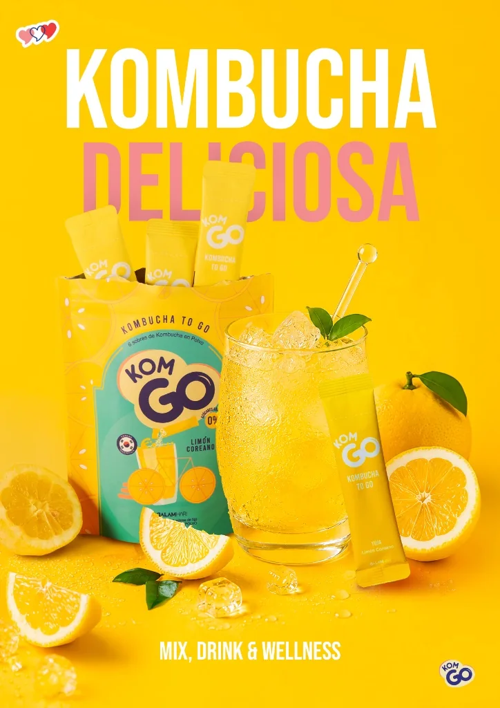 KOMGO Yuja served with ice and lemon