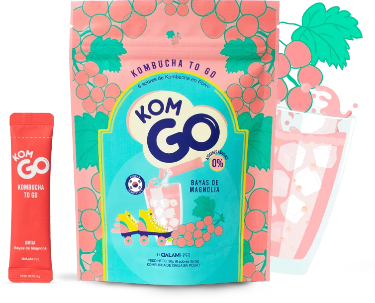KOMGO Omija · Magnolia Berries box and stick